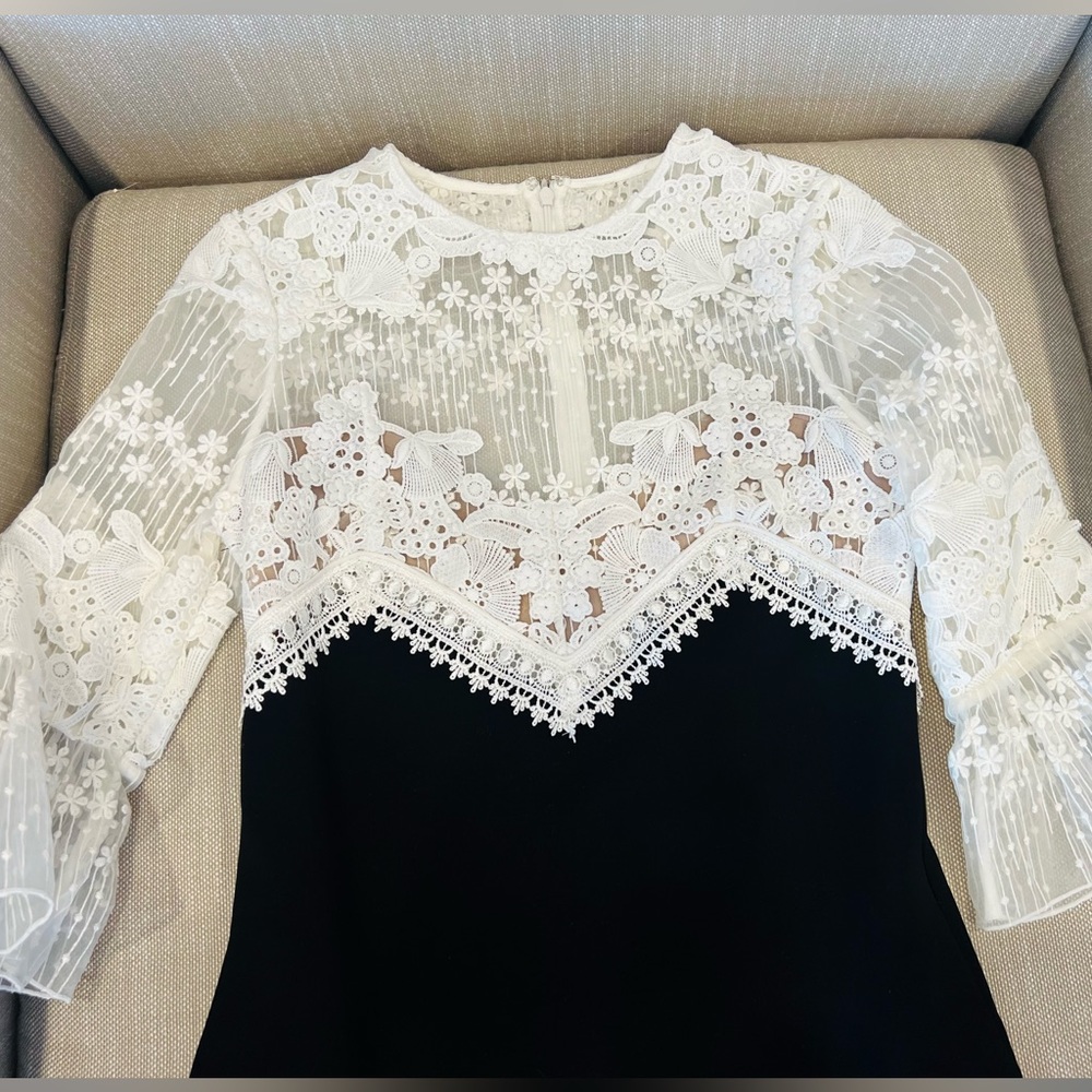 Self-portrait lace mini dress - Picture 3 of 6